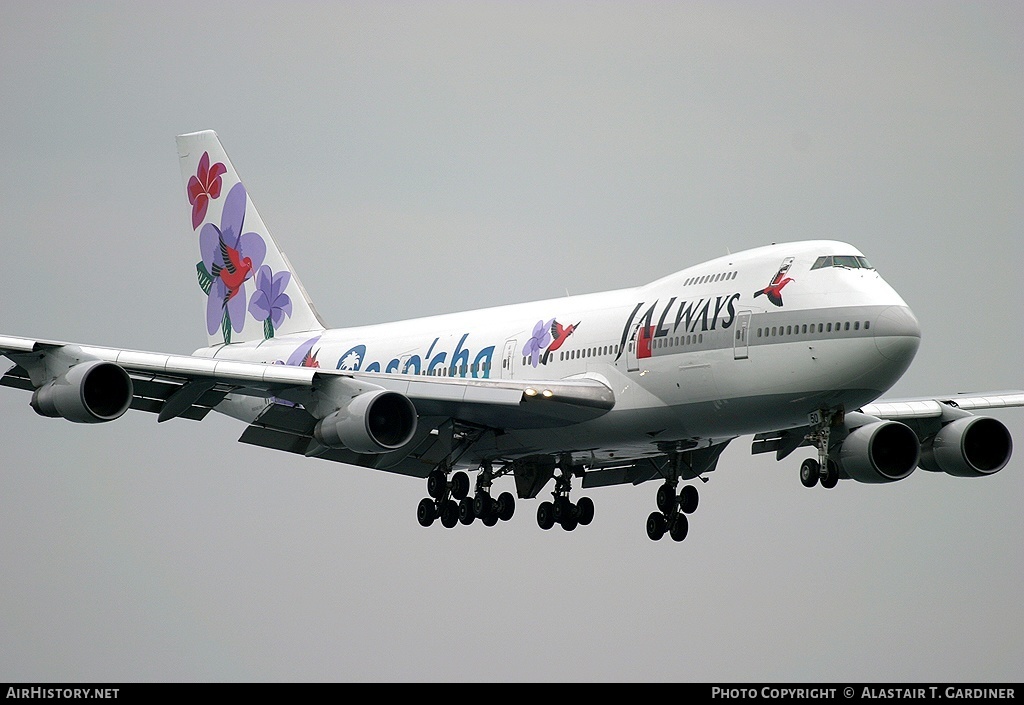 Aircraft Photo of JA8150 | Boeing 747-246B | JALways - JAZ Super Resort Express | AirHistory.net #105691