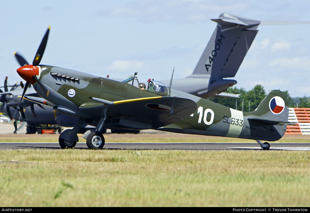 Aircraft Photo of N633VS / SL633 | Supermarine 361 Spitfire LF9E | Czechoslovakia - Air Force | AirHistory.net #105705