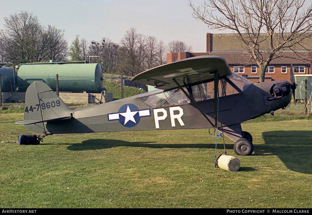 Aircraft Photo of G-BHXY / 44-79609 | Piper L-4H Grasshopper (J-3C-65D) | USA - Air Force | AirHistory.net #105722