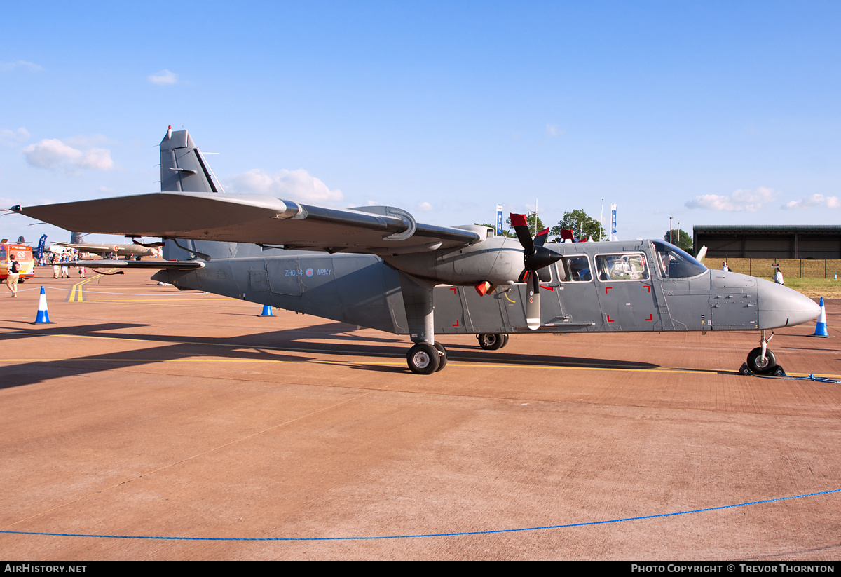 Aircraft Photo of ZH004 | Britten-Norman BN-2T-4S Defender T3 | UK - Army | AirHistory.net #105727