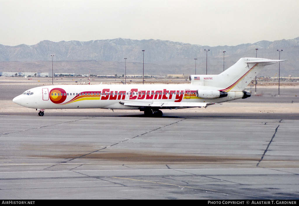 Aircraft Photo of N287SC | Boeing 727-2A1/Adv | Sun Country Airlines | AirHistory.net #105734