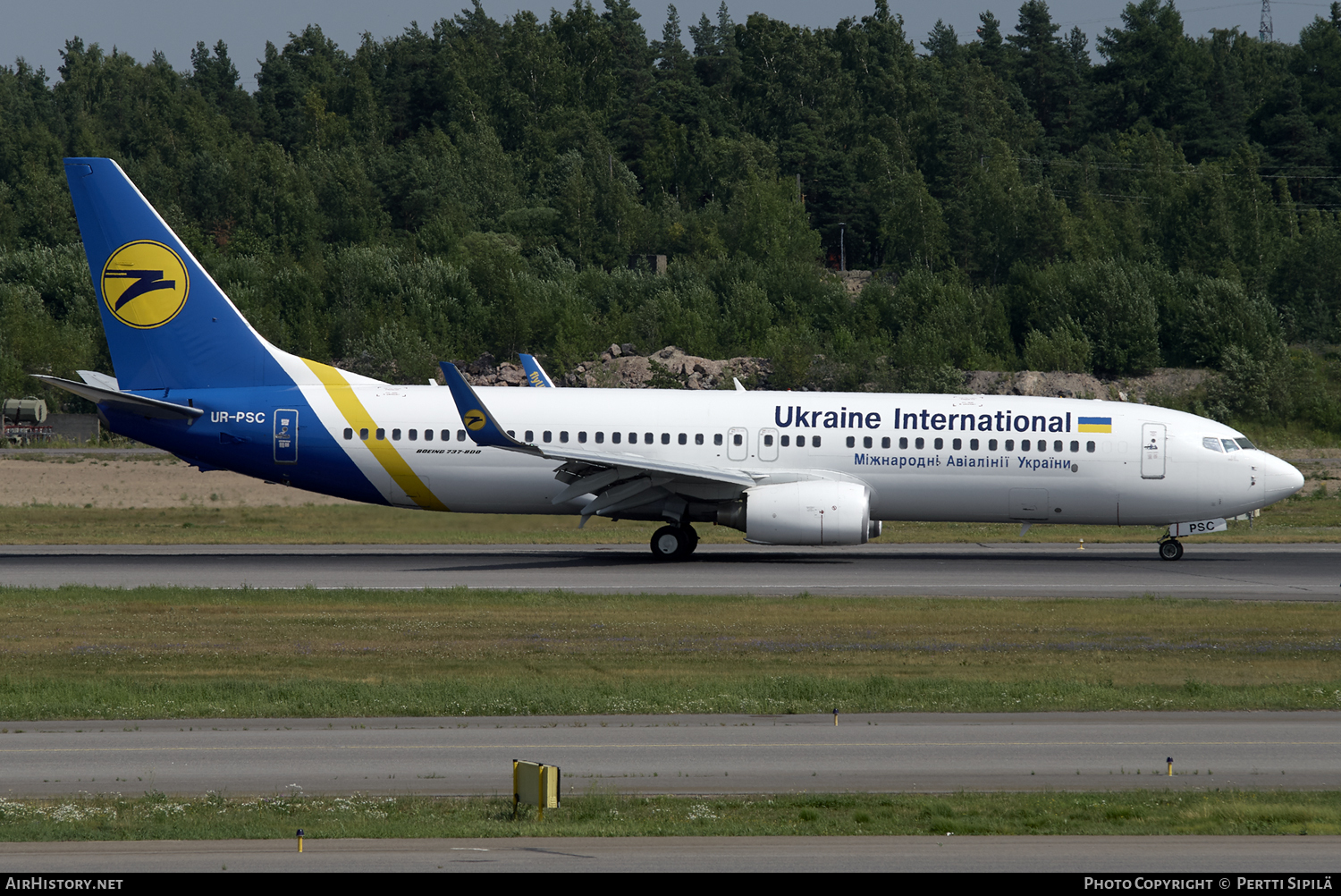 Aircraft Photo of UR-PSC | Boeing 737-8HX | Ukraine International Airlines | AirHistory.net #105758
