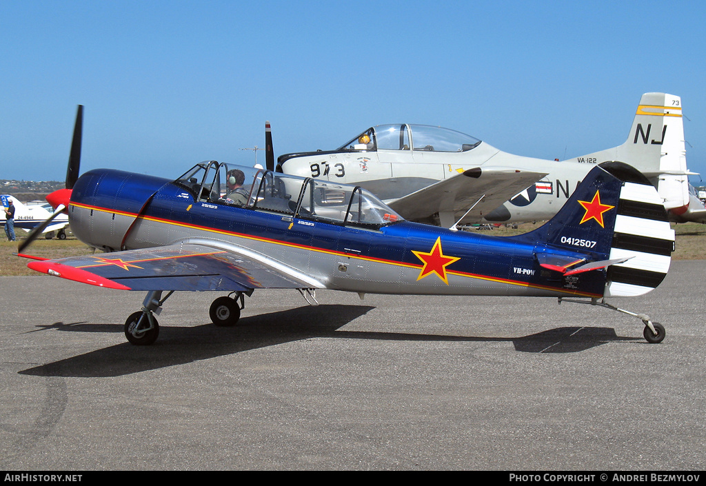 Aircraft Photo of VH-POW | Yakovlev Yak-52TW | Russia - Air Force | AirHistory.net #105765