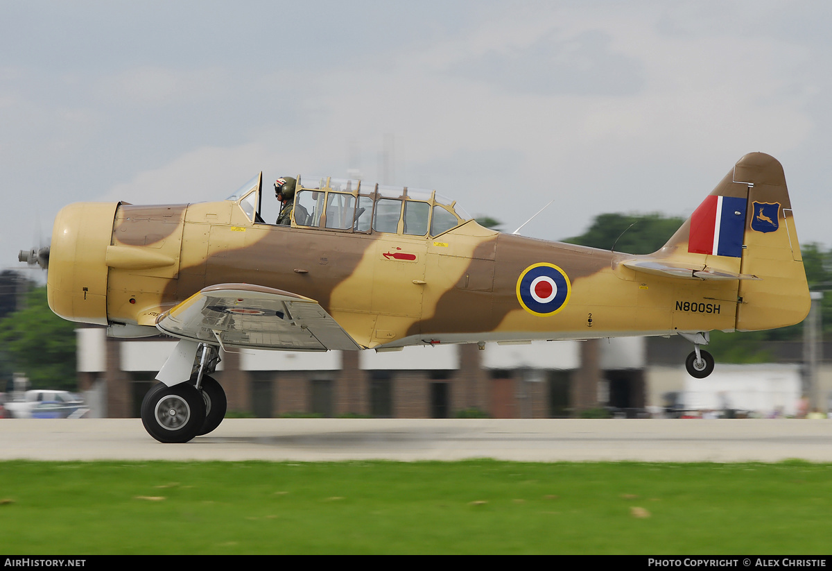 Aircraft Photo of N800SH | North American AT-6D Texan | UK - Air Force | AirHistory.net #105772