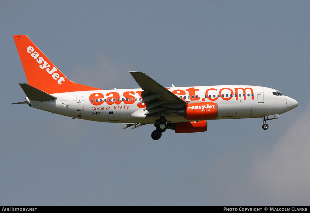 Aircraft Photo of G-EZJL | Boeing 737-73V | EasyJet | AirHistory.net #105777