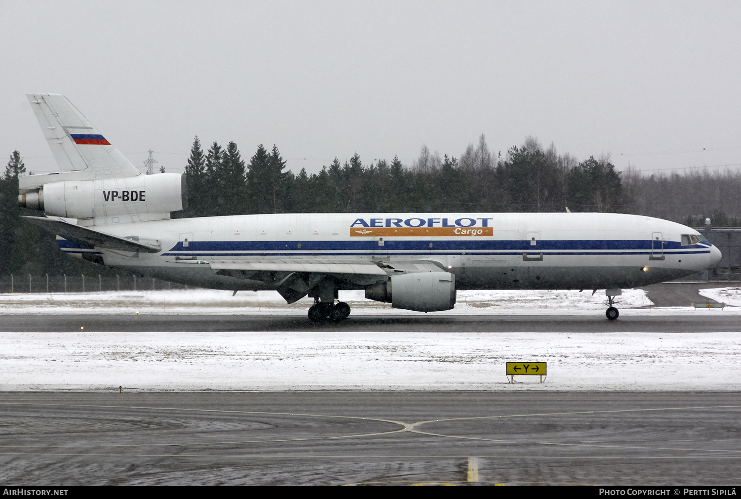 Aircraft Photo of VP-BDE | McDonnell Douglas DC-10-40(F) | Aeroflot Cargo | AirHistory.net #105834