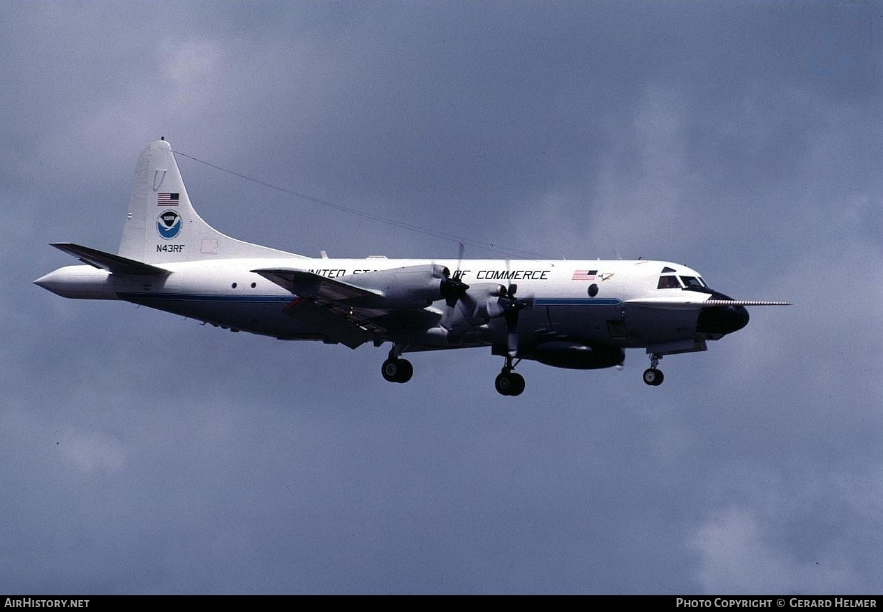 Aircraft Photo of N43RF | Lockheed WP-3D Orion | United States Department of Commerce | AirHistory.net #105843