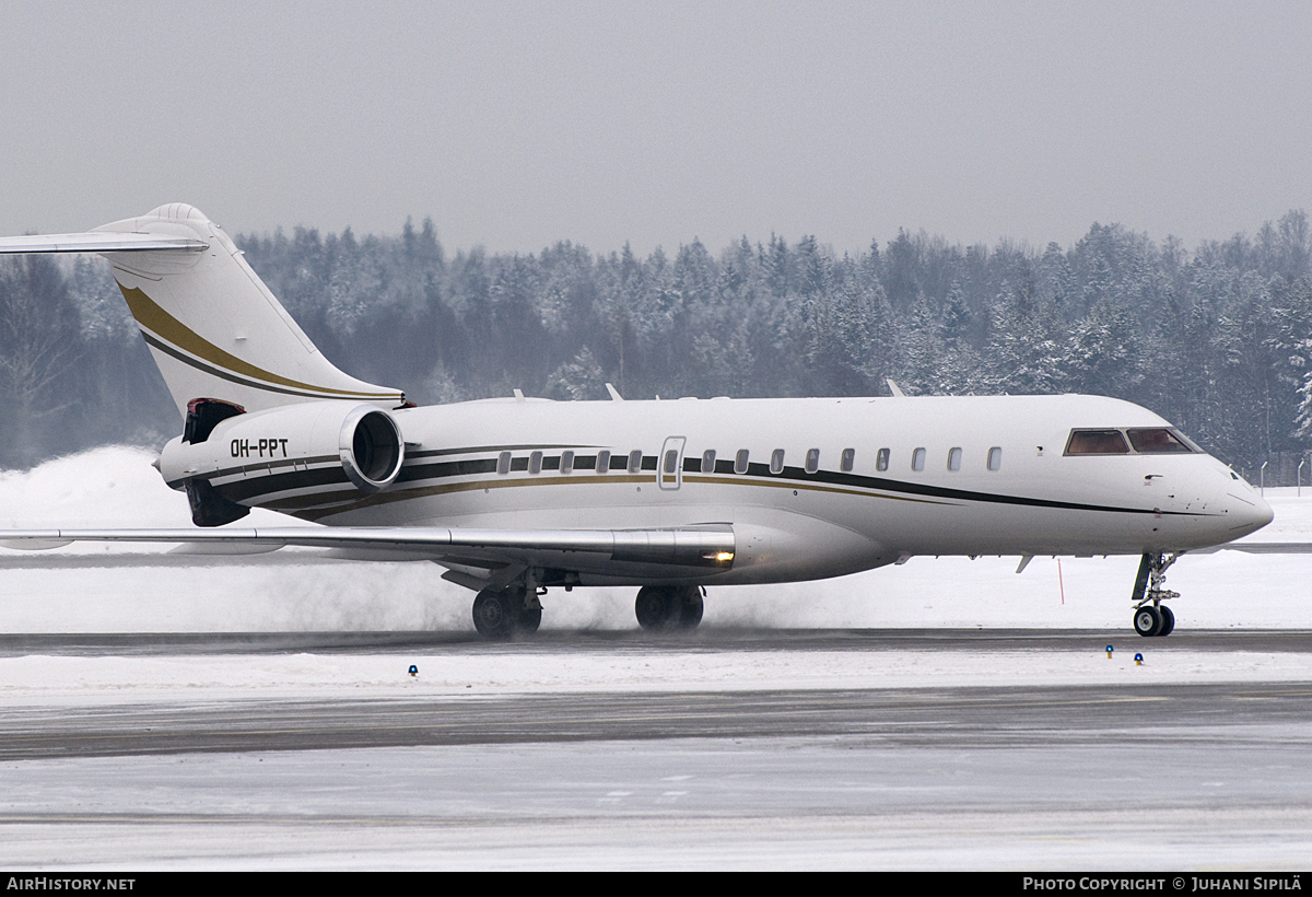 Aircraft Photo of OH-PPT | Bombardier Global Express XRS (BD-700-1A10) | AirHistory.net #105883