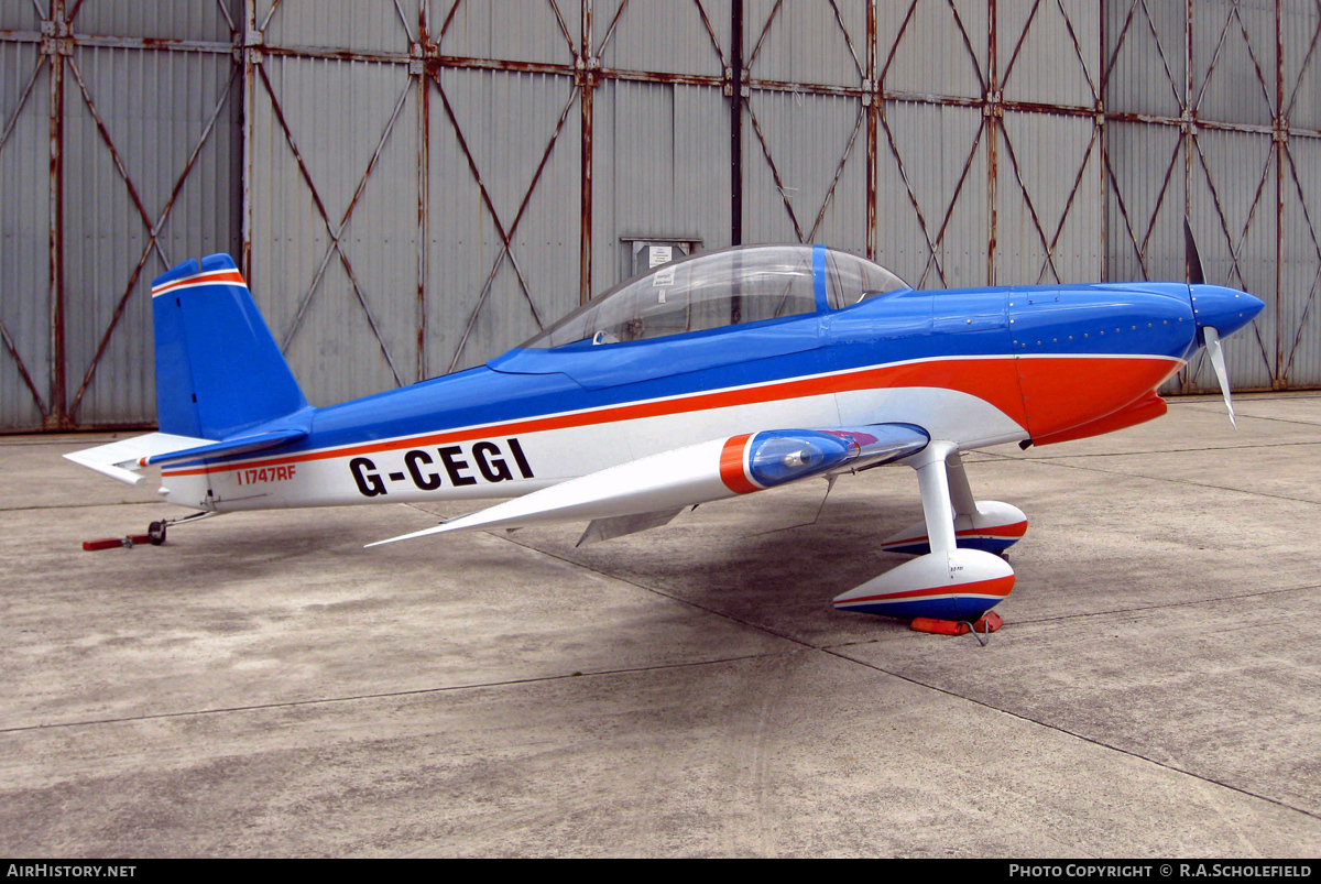 Aircraft Photo of G-CEGI | Van's RV-8 | AirHistory.net #105886