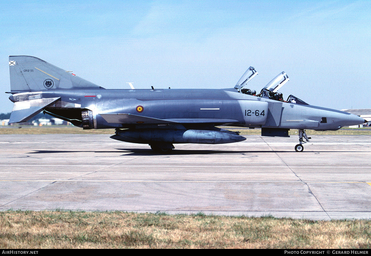 Aircraft Photo of CR12-55 | McDonnell RF-4C Phantom II | Spain - Air Force | AirHistory.net #105910