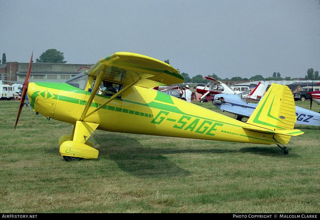 Aircraft Photo of G-SAGE | Luscombe 8A Silvaire | AirHistory.net #105974