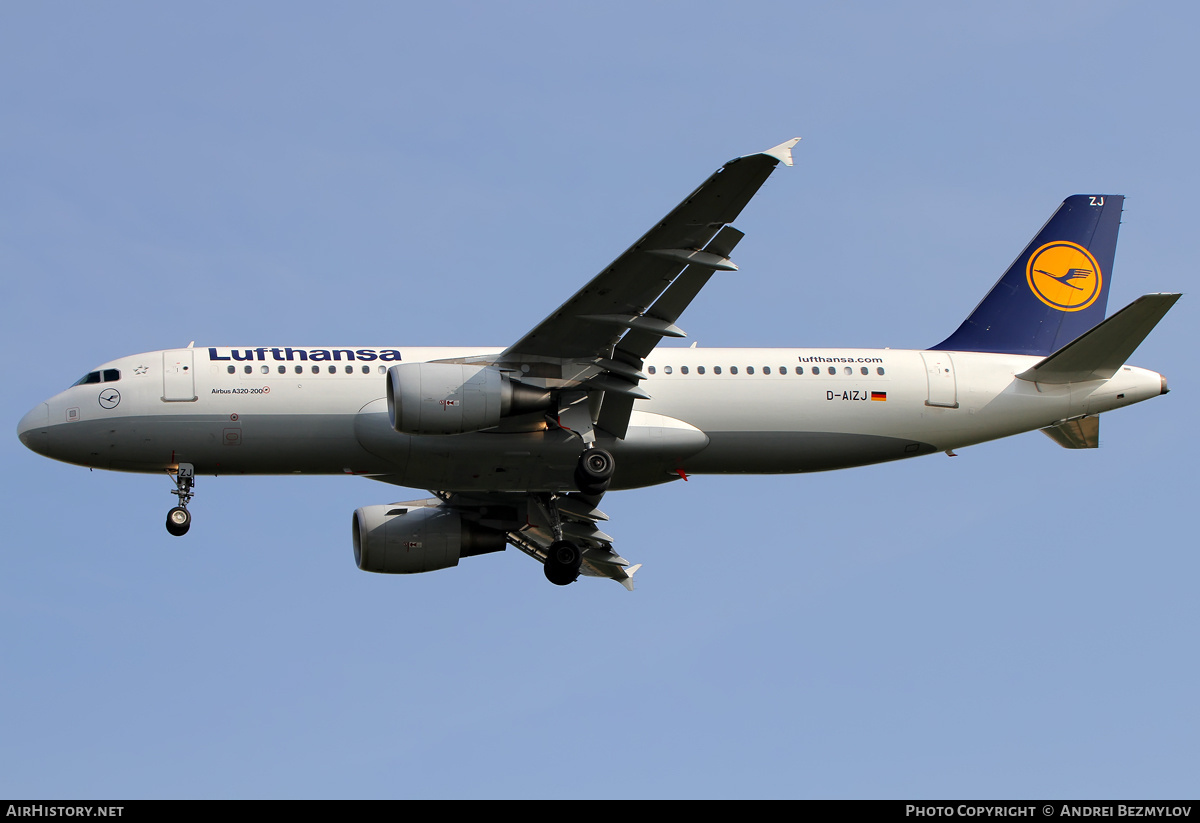 Aircraft Photo of D-AIZJ | Airbus A320-214 | Lufthansa | AirHistory.net #105997