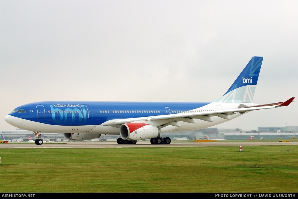 Aircraft Photo of G-WWBM | Airbus A330-243 | BMI - British Midland International | AirHistory.net #106007