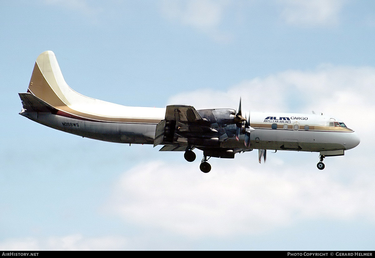 Aircraft Photo of N358WS | Lockheed L-188A(F) Electra | ALM Antillean Airlines Cargo | AirHistory.net #106013
