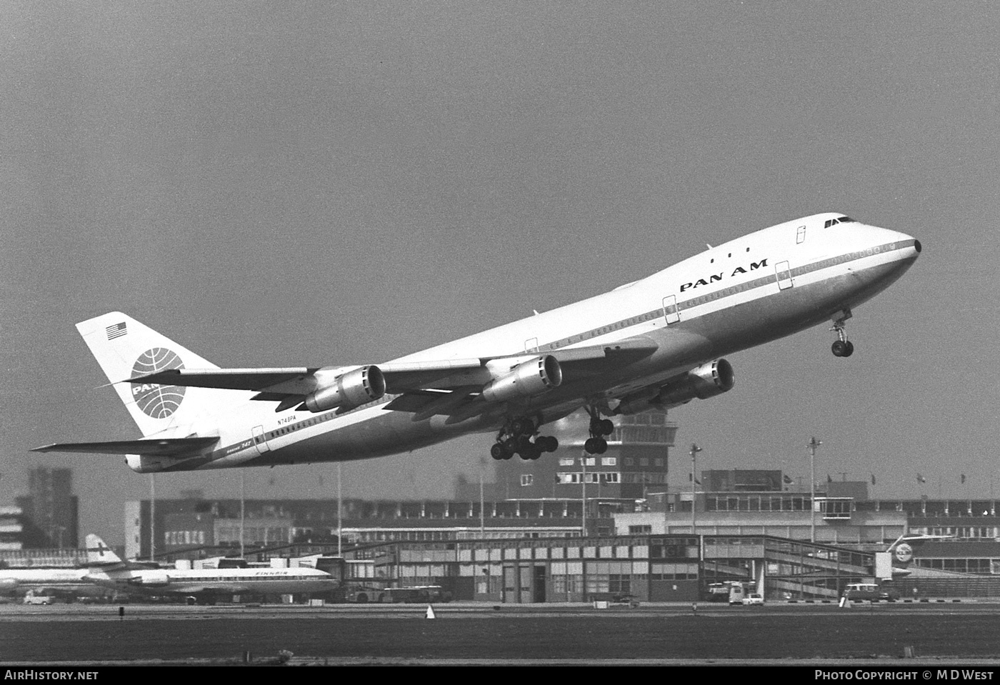 Aircraft Photo of N748PA | Boeing 747-121 | Pan American World Airways - Pan Am | AirHistory.net #106023