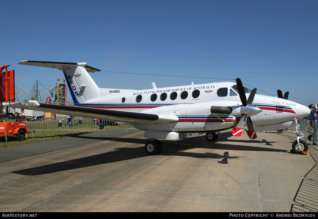 Aircraft Photo of VH-MSU | Beech B200C Super King Air | Royal Flying Doctor Service - RFDS | AirHistory.net #106032