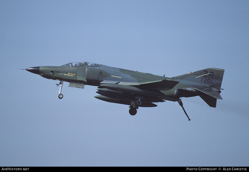 Aircraft Photo of 71-0251 / AF71-251 | McDonnell Douglas RF-4C Phantom II | USA - Air Force | AirHistory.net #106042