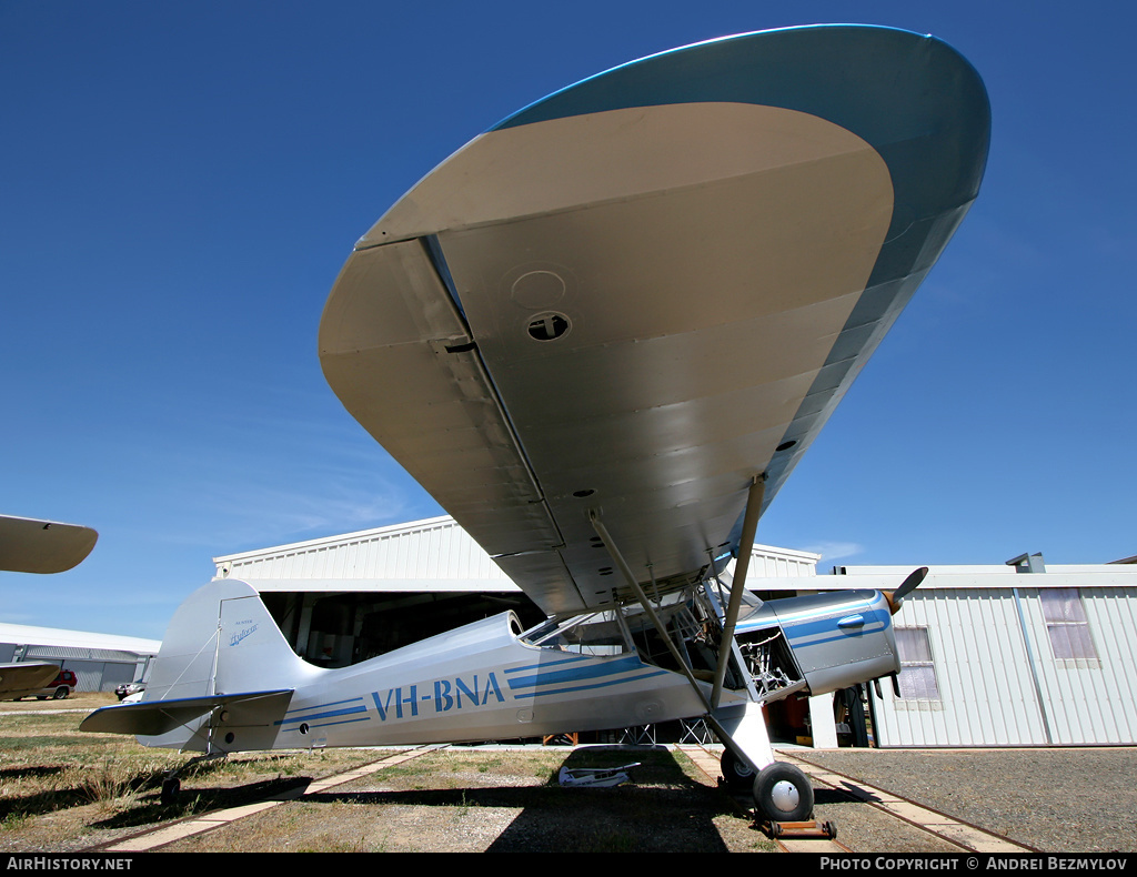 Aircraft Photo of VH-BNA | Auster J-5B Autocar | AirHistory.net #106085