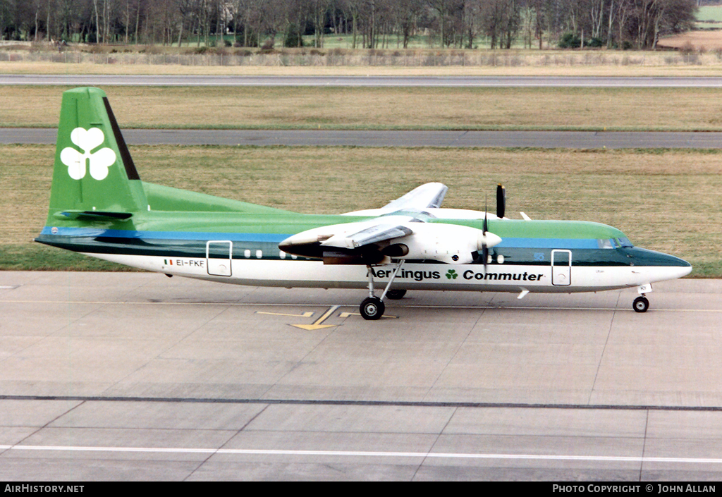 Aircraft Photo of EI-FKF | Fokker 50 | Aer Lingus Commuter | AirHistory.net #106087