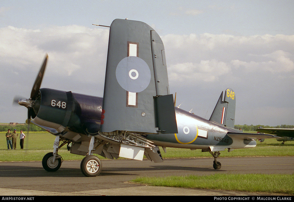 Aircraft Photo of G-BXUL / NZ5648 | Vought FG-1D Corsair | New Zealand - Air Force | AirHistory.net #106092