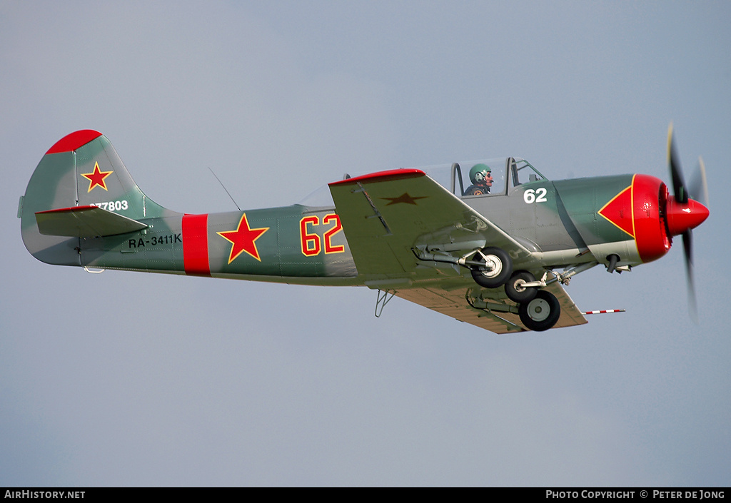 Aircraft Photo of RA-3411K | Yakovlev Yak-52 | Soviet Union - Air Force | AirHistory.net #106130