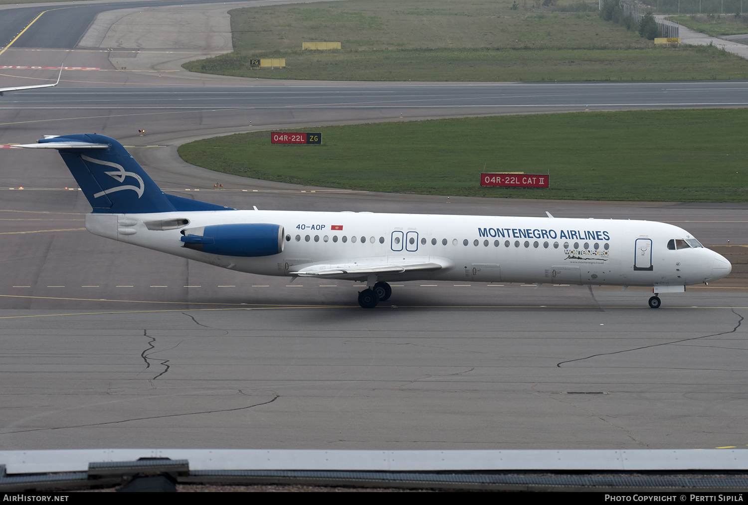Aircraft Photo of 4O-AOP | Fokker 100 (F28-0100) | Montenegro Airlines | AirHistory.net #106141