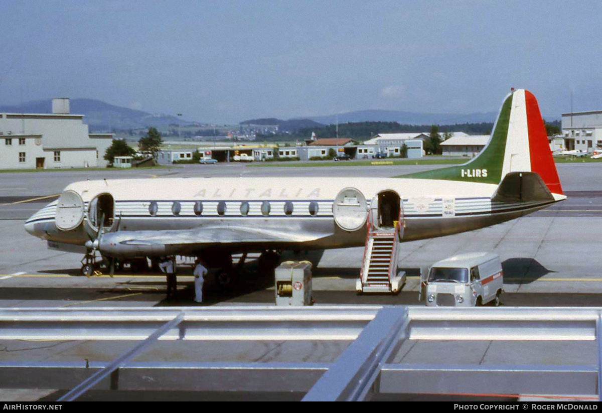 Aircraft Photo of I-LIRS | Vickers 785D Viscount | Alitalia | AirHistory.net #106143