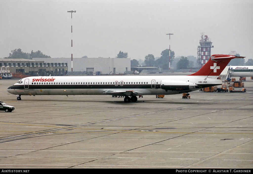 Aircraft Photo of HB-INX | McDonnell Douglas MD-81 (DC-9-81) | Swissair | AirHistory.net #106159