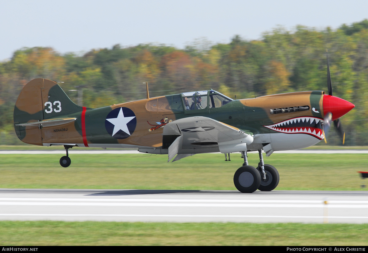 Aircraft Photo of N4436J / NX4436J | Curtiss P-40K Warhawk | USA - Air Force | AirHistory.net #106183