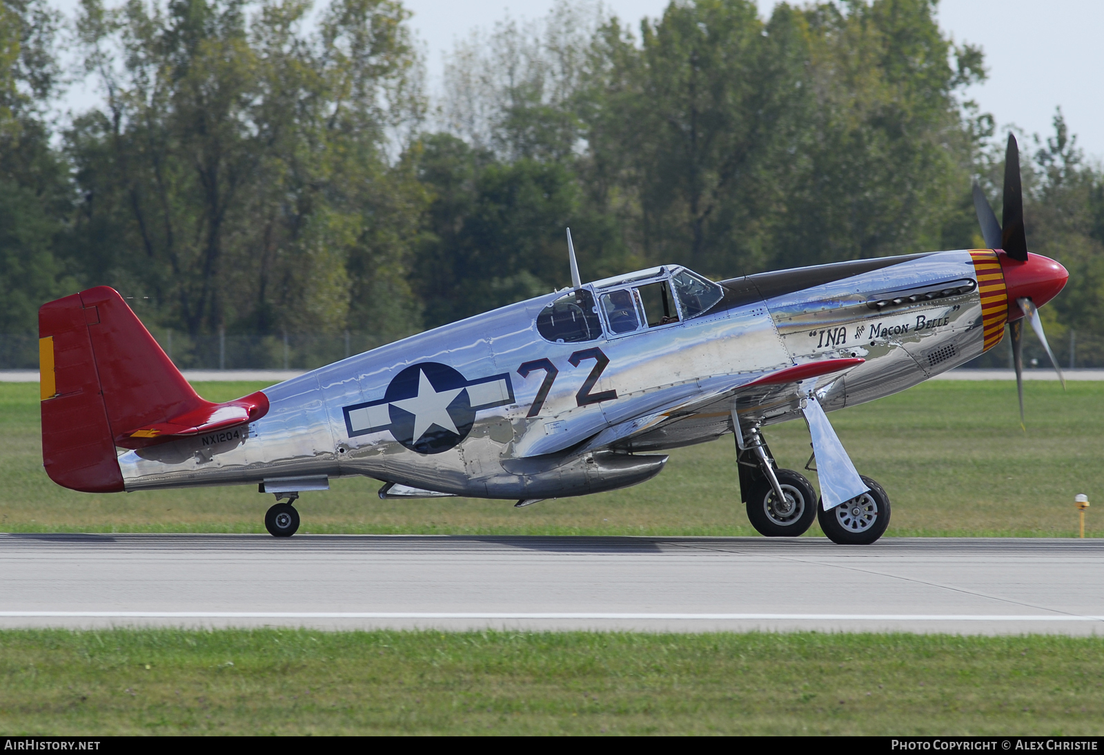 Aircraft Photo of N1204 / NX1204 | North American P-51C Mustang | USA - Air Force | AirHistory.net #106185