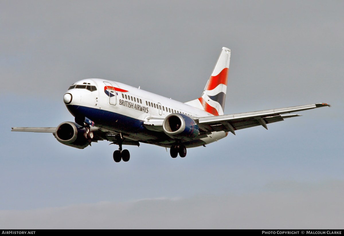 Aircraft Photo of G-GFFH | Boeing 737-5H6 | British Airways | AirHistory.net #106201