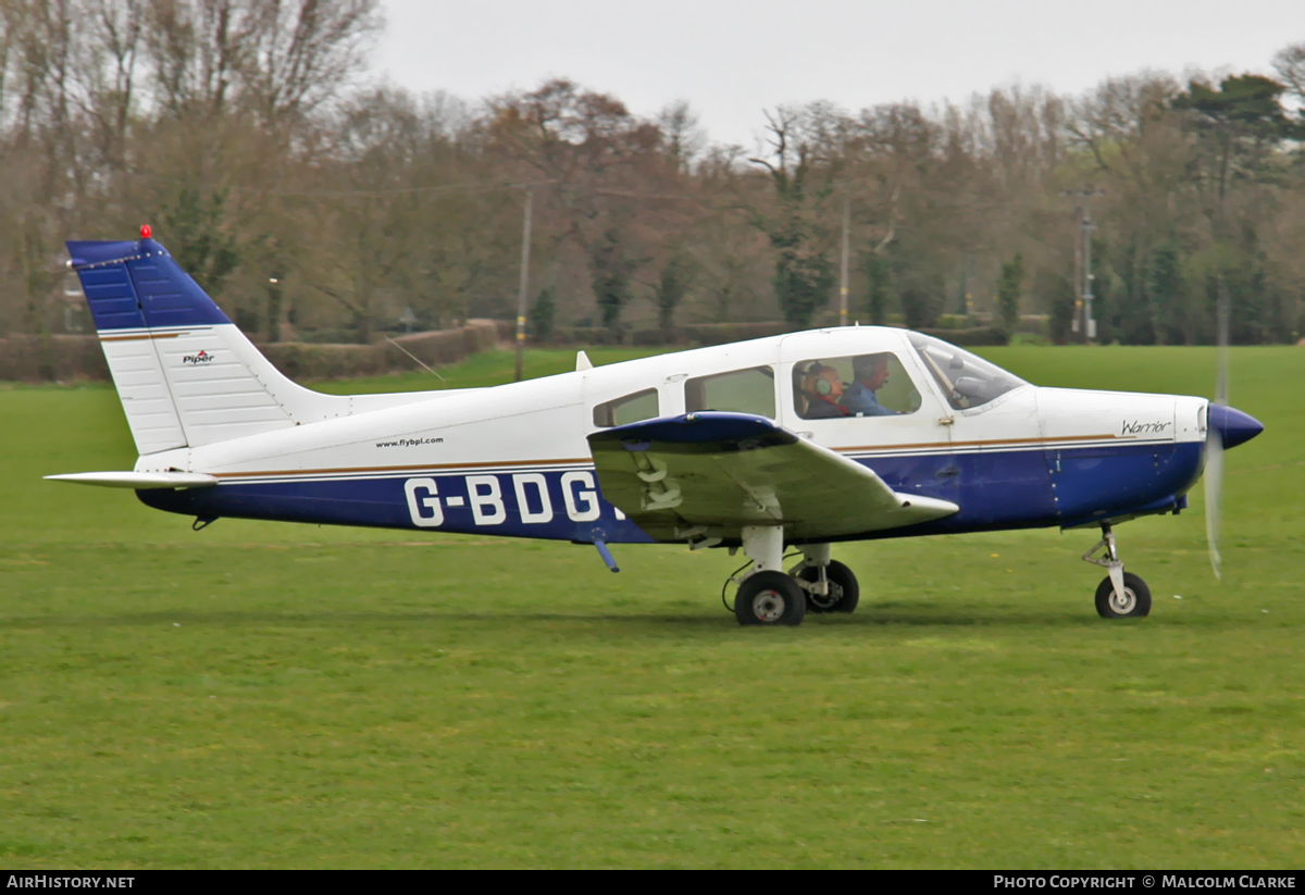 Aircraft Photo of G-BDGM | Piper PA-28-151 Cherokee Warrior | Comed | AirHistory.net #106205