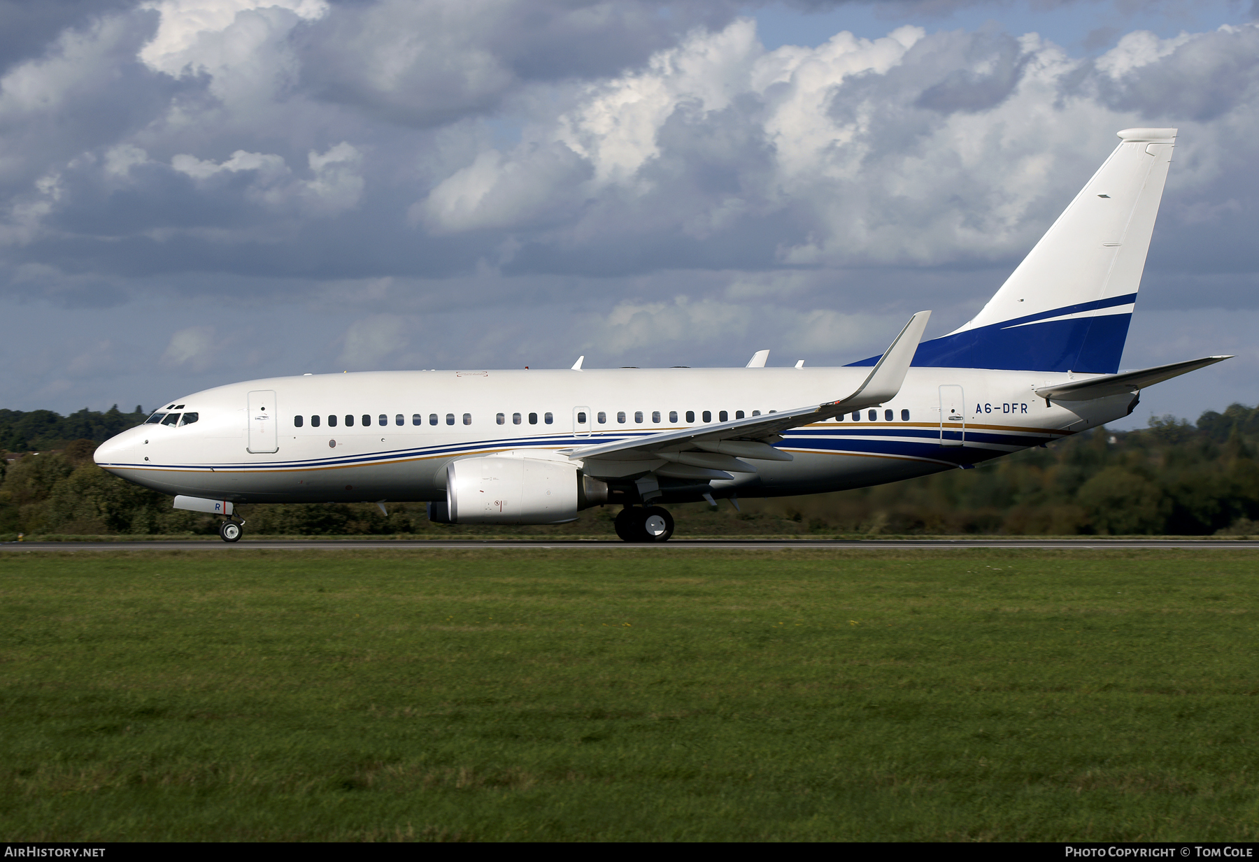 Aircraft Photo of A6-DFR | Boeing 737-7BC BBJ | AirHistory.net #106210