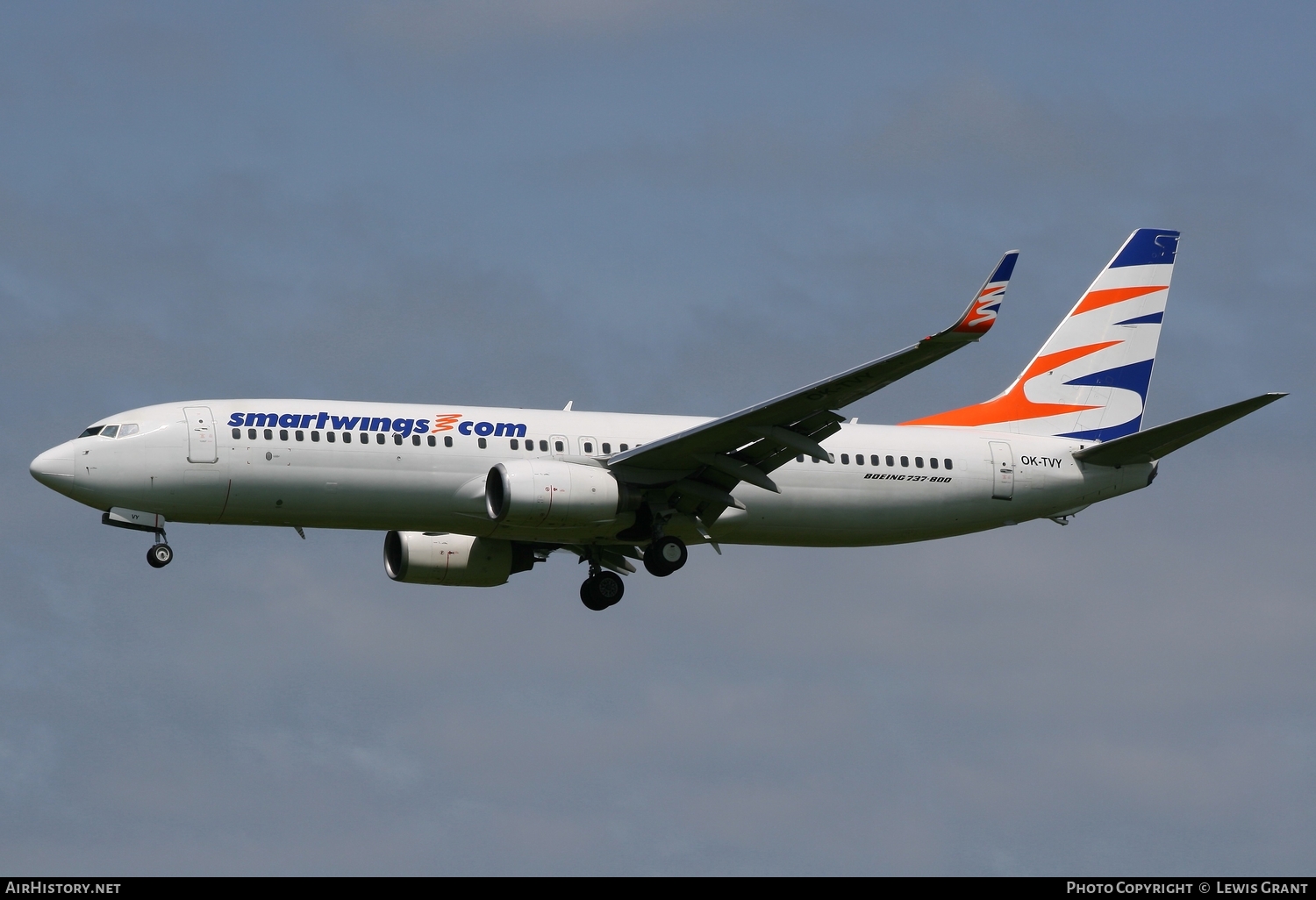 Aircraft Photo of OK-TVY | Boeing 737-8Q8 | Smartwings | AirHistory.net #106228