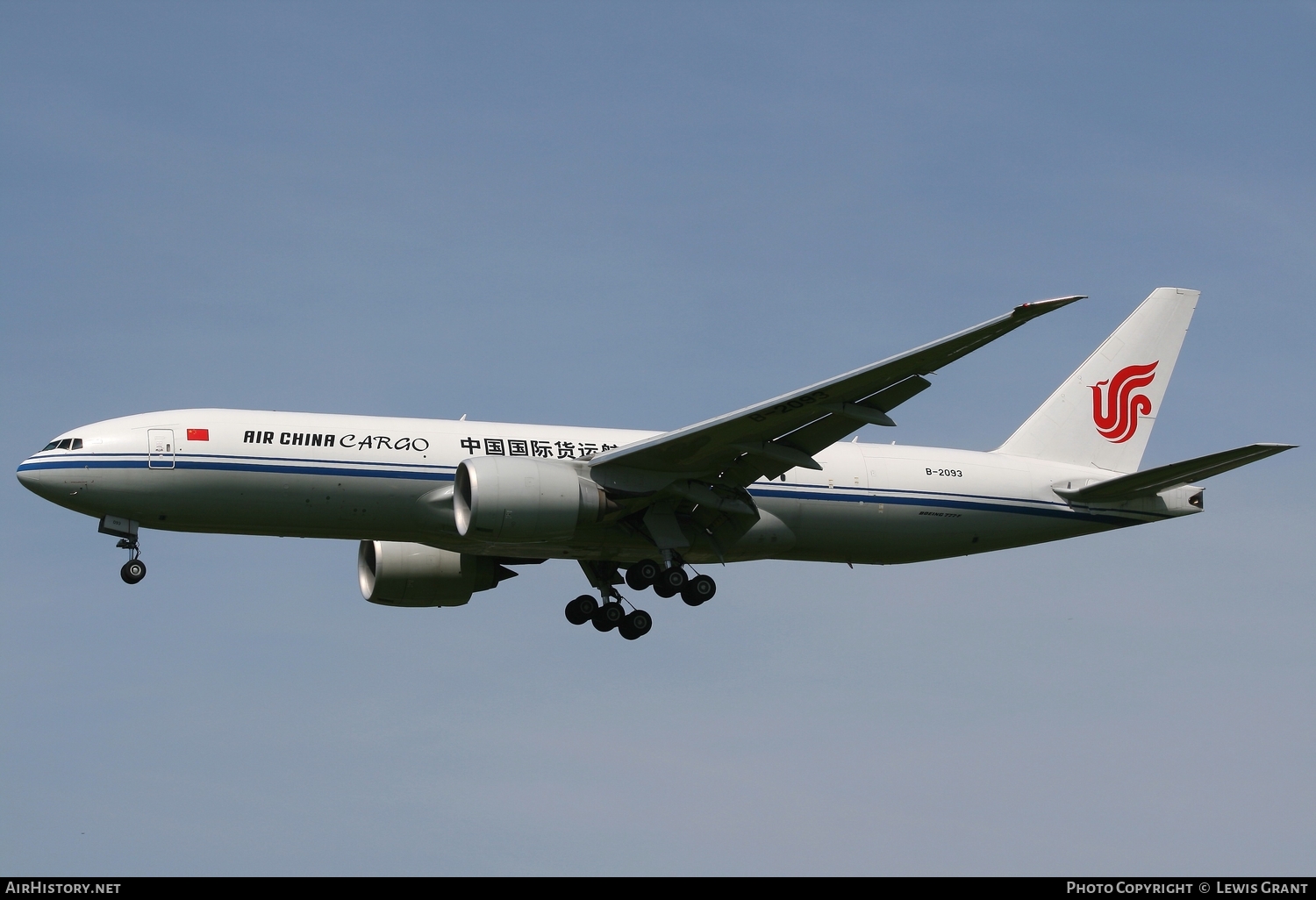 Aircraft Photo of B-2093 | Boeing 777-FFT | Air China Cargo | AirHistory.net #106231