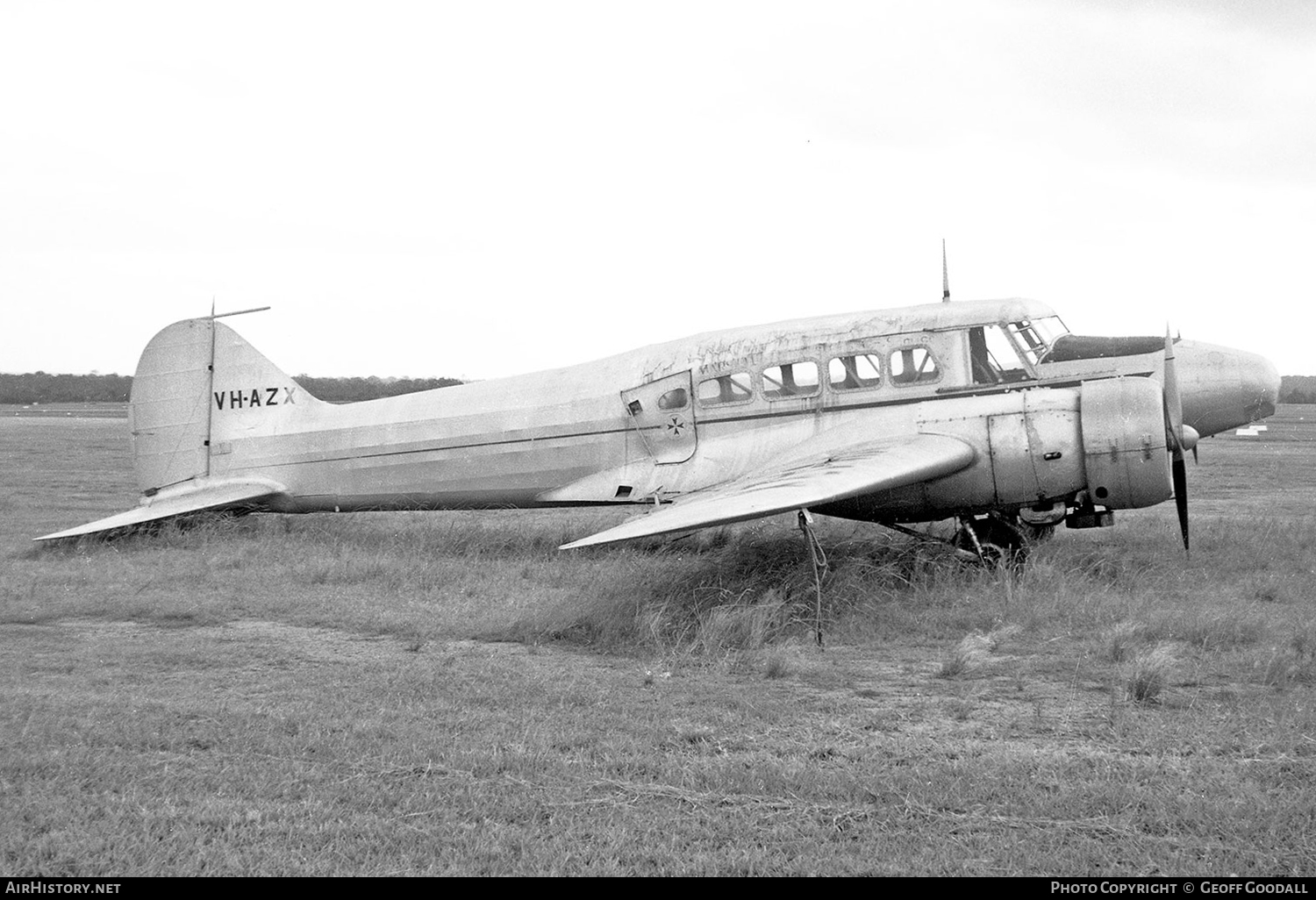 Aircraft Photo of VH-AZX | Avro 652A Anson I | Marshall Airways | AirHistory.net #106283