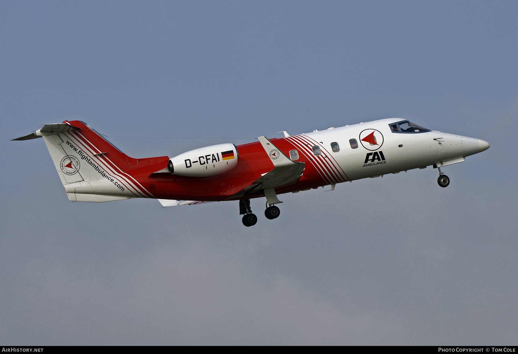 Aircraft Photo of D-CFAI | Gates Learjet 55 | FAI Ambulance | AirHistory.net #106310
