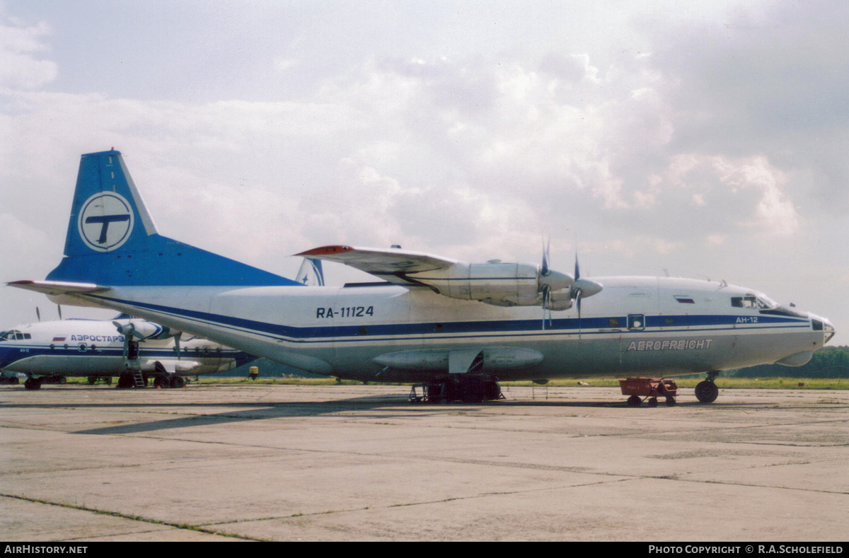 Aircraft Photo of RA-11124 | Antonov An-12B | Aerofreight Airlines | AirHistory.net #106314