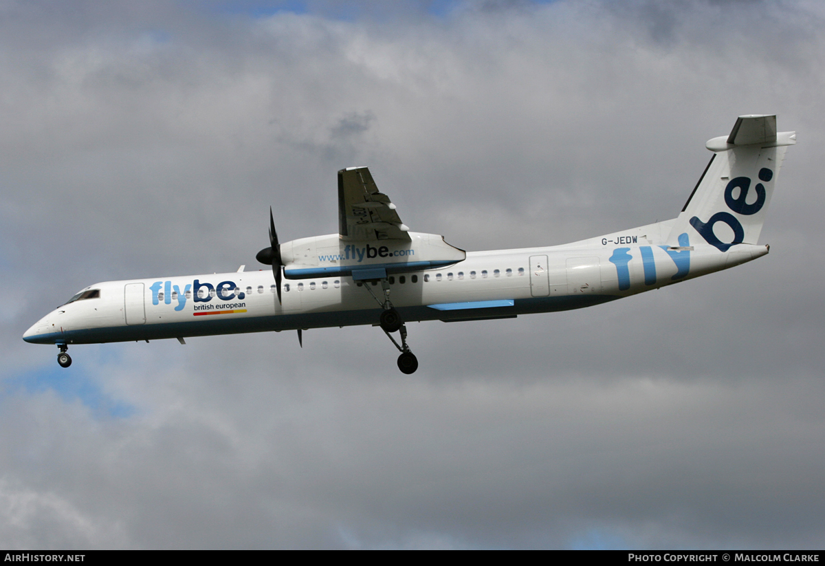 Aircraft Photo of G-JEDW | Bombardier DHC-8-402 Dash 8 | Flybe - British European | AirHistory.net #106316