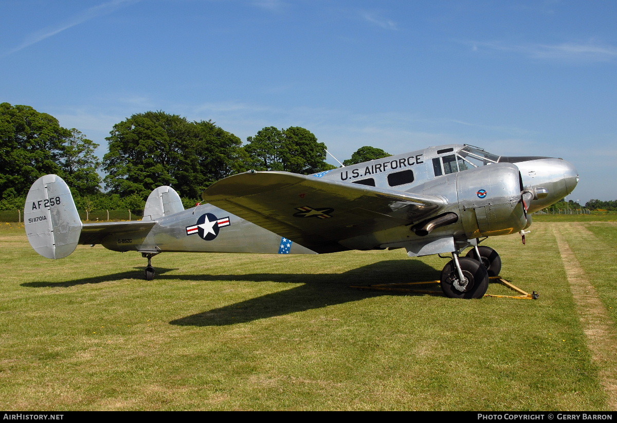 Aircraft Photo of G-BSZC / 5111701A | Beech C-45H Expeditor | USA - Air Force | AirHistory.net #106326