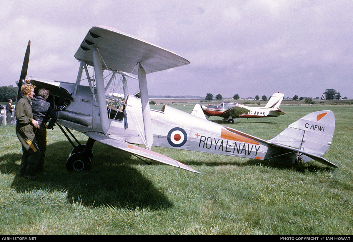 Aircraft Photo of G-AFWI / BB814 | De Havilland D.H. 82A Tiger Moth II | UK - Navy | AirHistory.net #106353