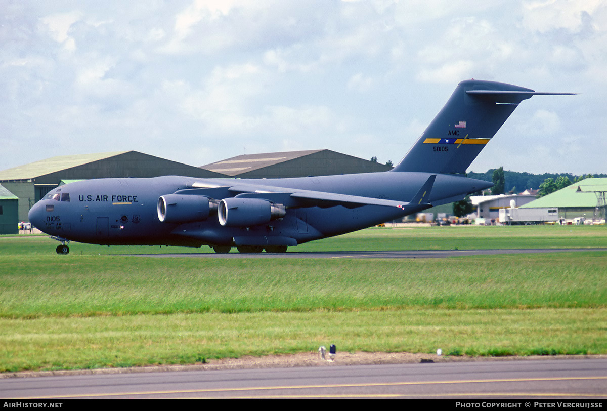 Aircraft Photo of 95-0105 / 50105 | McDonnell Douglas C-17A Globemaster III | USA - Air Force | AirHistory.net #106400