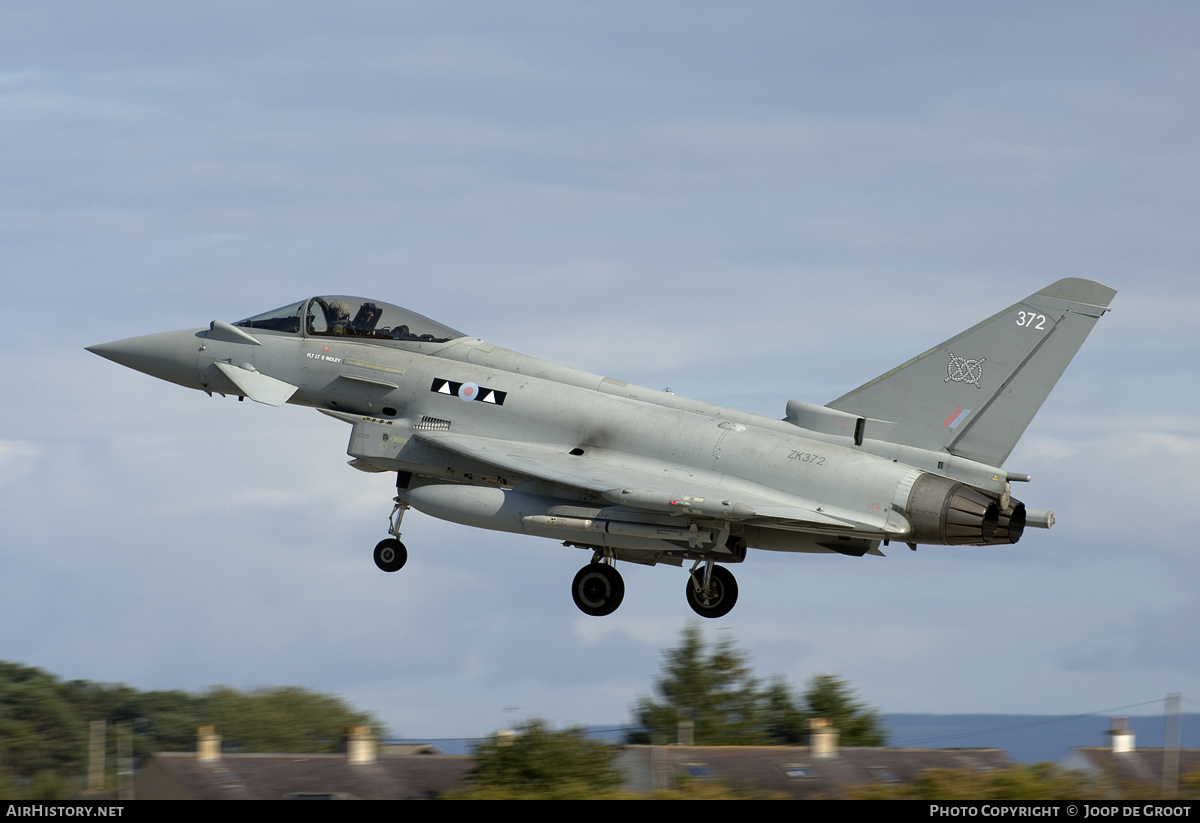 Aircraft Photo of ZK372 | Eurofighter EF-2000 Typhoon FGR4 | UK - Air Force | AirHistory.net #106488