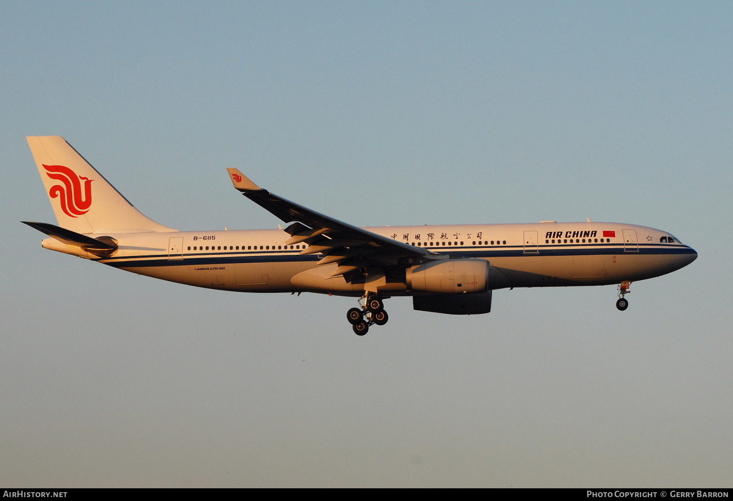 Aircraft Photo of B-6115 | Airbus A330-243 | Air China | AirHistory.net #106495