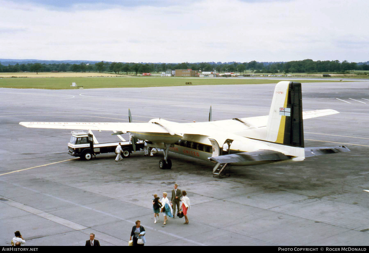 Aircraft Photo of G-APWI | Handley Page HPR-7 Herald 201 | British United Airways - BUA | AirHistory.net #106505