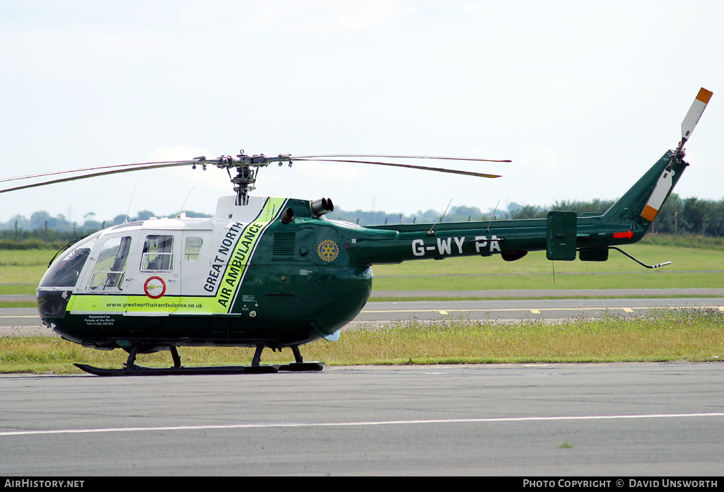 Aircraft Photo of G-WYPA | MBB BO-105DBS-4 | Great North Air Ambulance | AirHistory.net #106513
