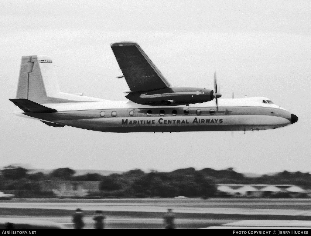 Aircraft Photo of G-ARTC | Handley Page HPR-7 Herald 200 | Maritime Central Airways | AirHistory.net #106519