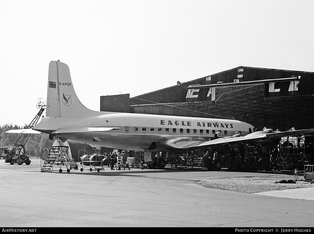 Aircraft Photo of G-APOM | Douglas DC-6A | Eagle Airways | AirHistory.net #106534