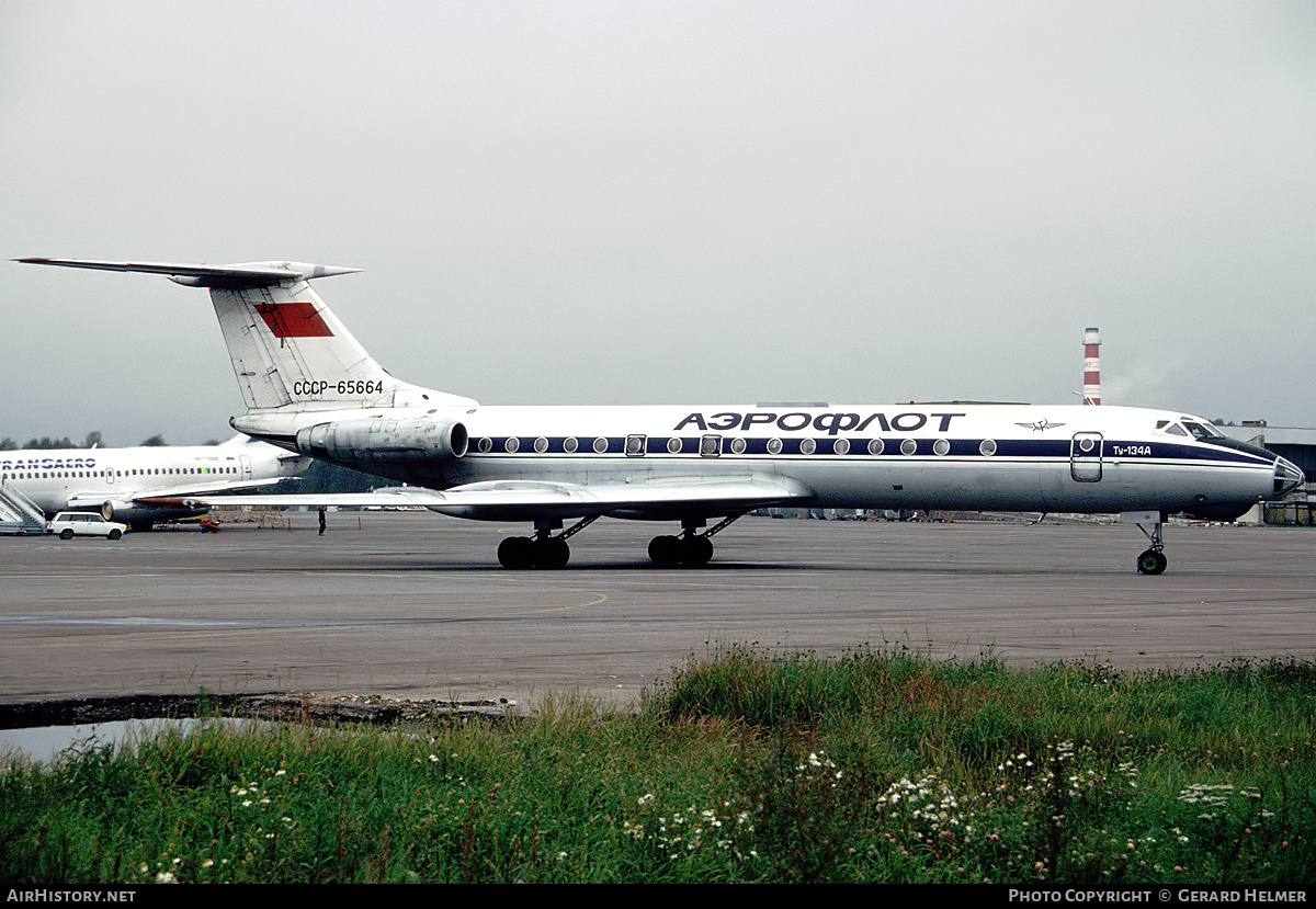 Aircraft Photo of CCCP-65664 | Tupolev Tu-134A | Aeroflot | AirHistory.net #106540