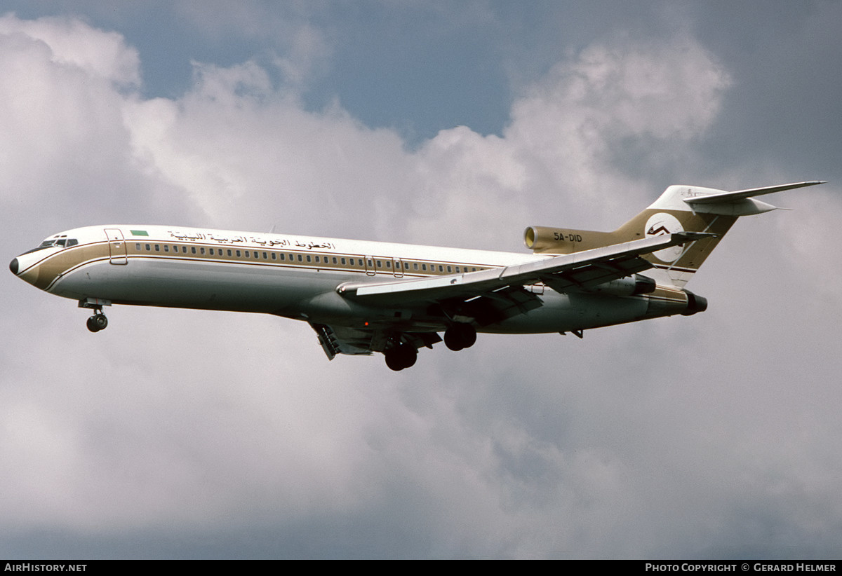 Aircraft Photo of 5A-DID | Boeing 727-2L5/Adv | Libyan Arab Airlines | AirHistory.net #106571